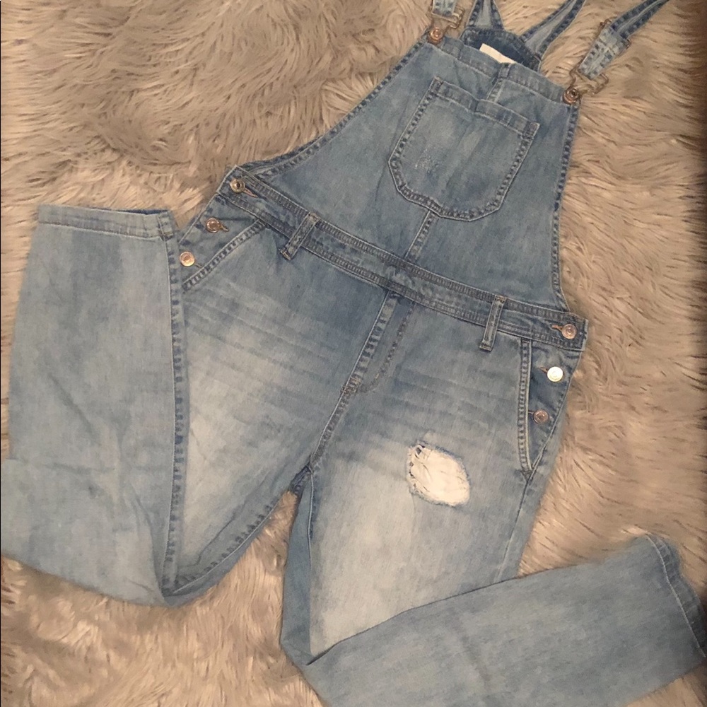 Denim Overalls